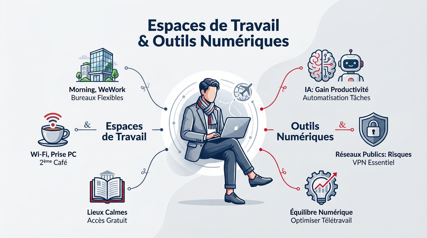 Espaces de coworking et outils num&eacute;riques pour nomades &agrave; Paris