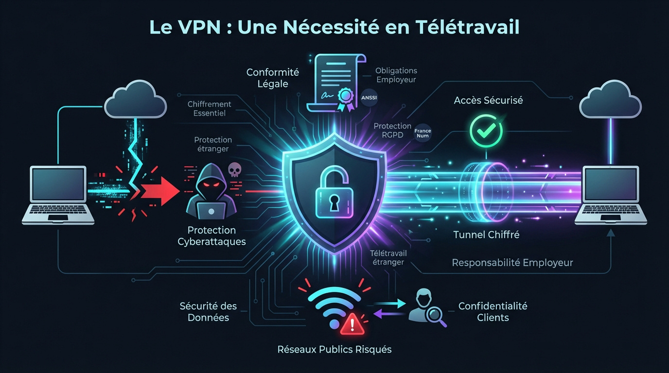 Une femme d'origine ethnique diverse travaillant sereinement en télétravail avec son ordinateur sécurisé