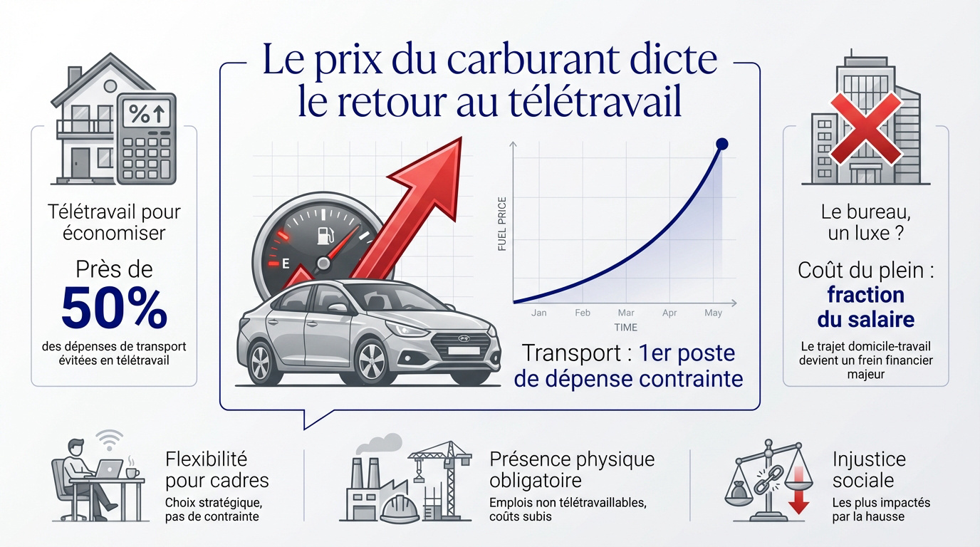 Femme d'origine ethnique diverse travaillant à domicile pour économiser sur le carburant